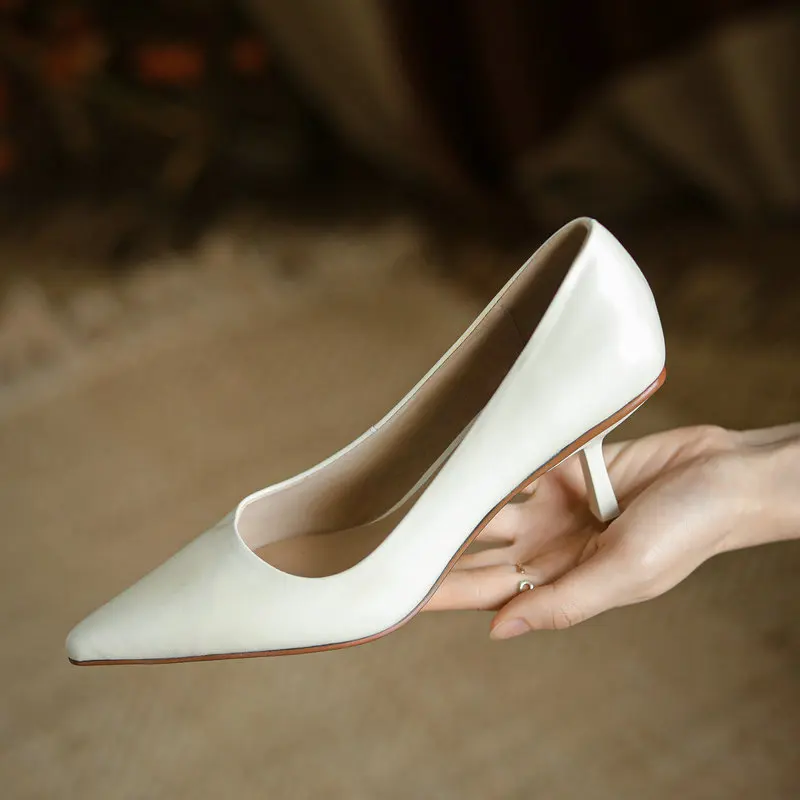 Thin High Heels ladies Pumps Elegant Pointed Toe Shoes Woman 2021 Spring Newest Wedding Dancing Women Shoes 
Thin High Heels ladies Pumps Elegant Pointed Toe Shoes Woman 2021 Spring Newest Wedding Dancing Women Shoes