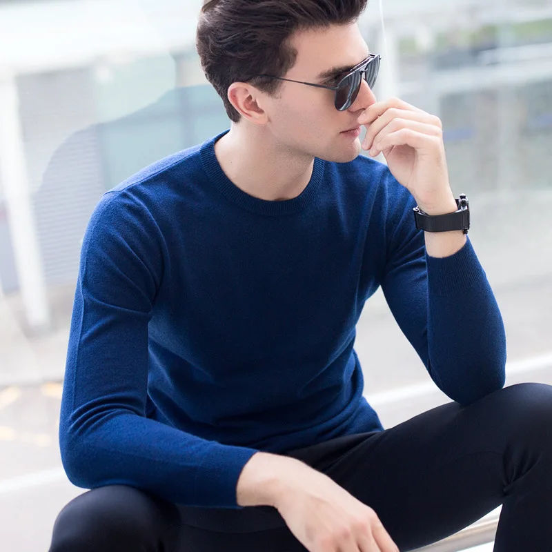 2021 New Famous Brand Men 100% Wool Sweater Long Sleeve Mens Merino Wool Shirts for Men Fashion Round Neck Pullover Knitting
2021 New Famous Brand Men 100% Wool Sweater Long Sleeve Mens Merino Wool Shirts for Men Fashion Round Neck Pullover Knitting