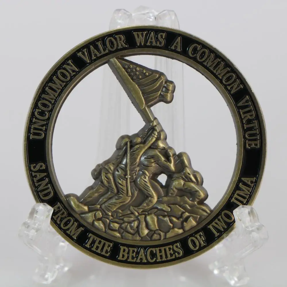 Большая памятная монета американского военно-морского корабля коллекция меди