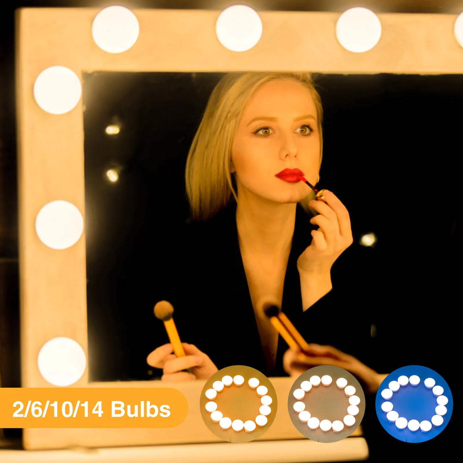 Vanity Mirror Lamp LED Vanity Light Touch Control Dressing Lamp String USB Powered LED Mirror Bulbs Lamp for Dressing Room
Vanity Mirror Lamp LED Vanity Light Touch Control Dressing Lamp String USB Powered LED Mirror Bulbs Lamp for Dressing Room