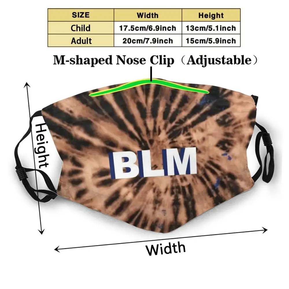 Blm Tie - Dye Mask Anti Dust Filter Men Women Kids Girl Boy Teens Mouth Masks Acab Feminism Social | Аксессуары для одежды