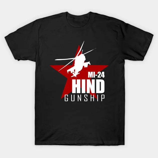 Russian Army Military Helicopter MI-24 Hind Gunship T-Shirt. Summer Cotton O-Neck Short Sleeve Mens T Shirt New S-3XL
Russian Army Military Helicopter MI-24 Hind Gunship T-Shirt. Summer Cotton O-Neck Short Sleeve Mens T Shirt New S-3XL