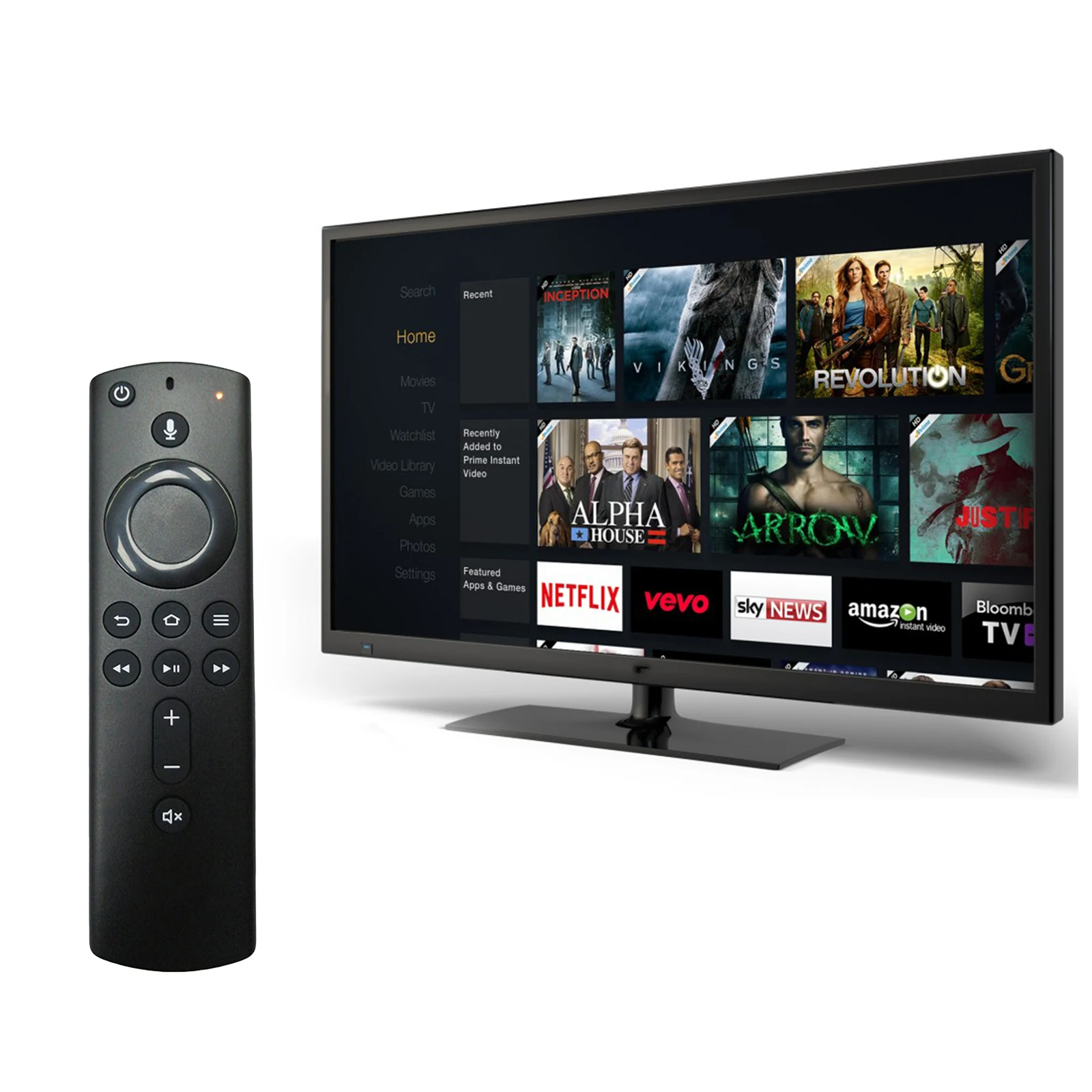 Smart Remote Control Replacement For Fire TV Stick 4K Box Universal Controller Replacement For Smart TV
Smart Remote Control Replacement For Fire TV Stick 4K Box Universal Controller Replacement For Smart TV