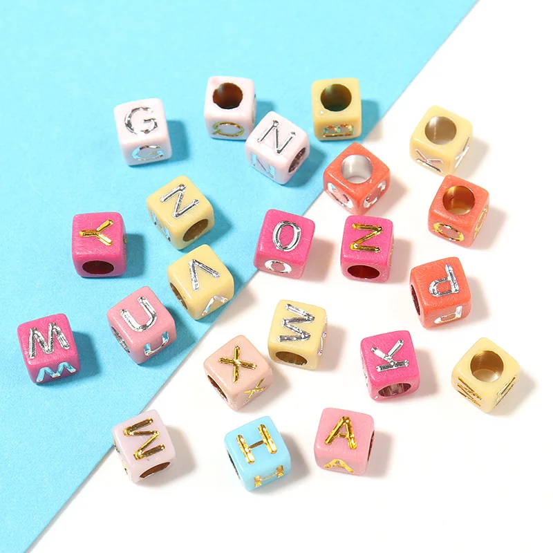 200pcs Plastic Square Letter Beads For Jewelry Making Bracelet Diy Necklace Accessories Loose Spacer Alphatbet Beads Wholesale
200pcs Plastic Square Letter Beads For Jewelry Making Bracelet Diy Necklace Accessories Loose Spacer Alphatbet Beads Wholesale