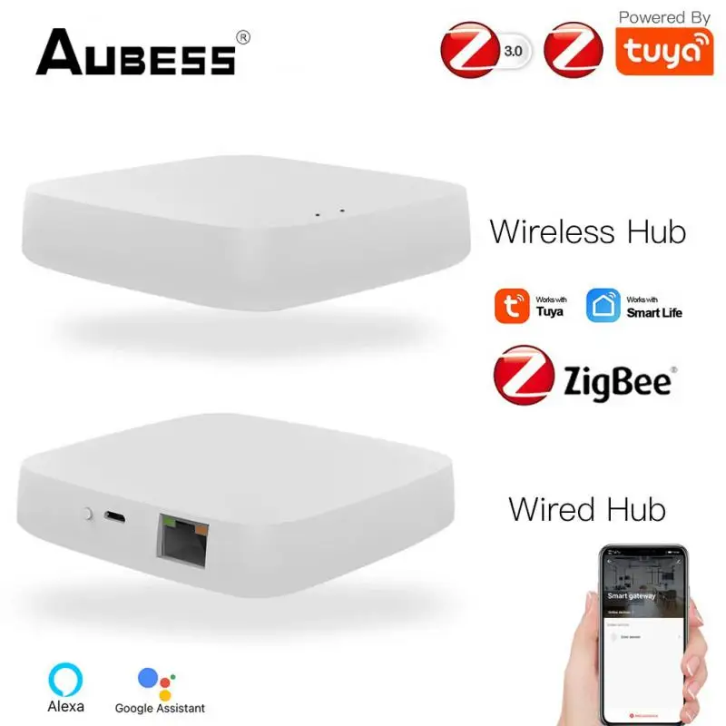 Умный концентратор Aubess Tuya ZigBee, беспроводной проводной мост шлюза для умного дома, работает с приложением Alexa Google Home
Умный концентратор Aubess Tuya ZigBee, беспроводной проводной мост шлюза для умного дома, работает с приложением Alexa Google Home