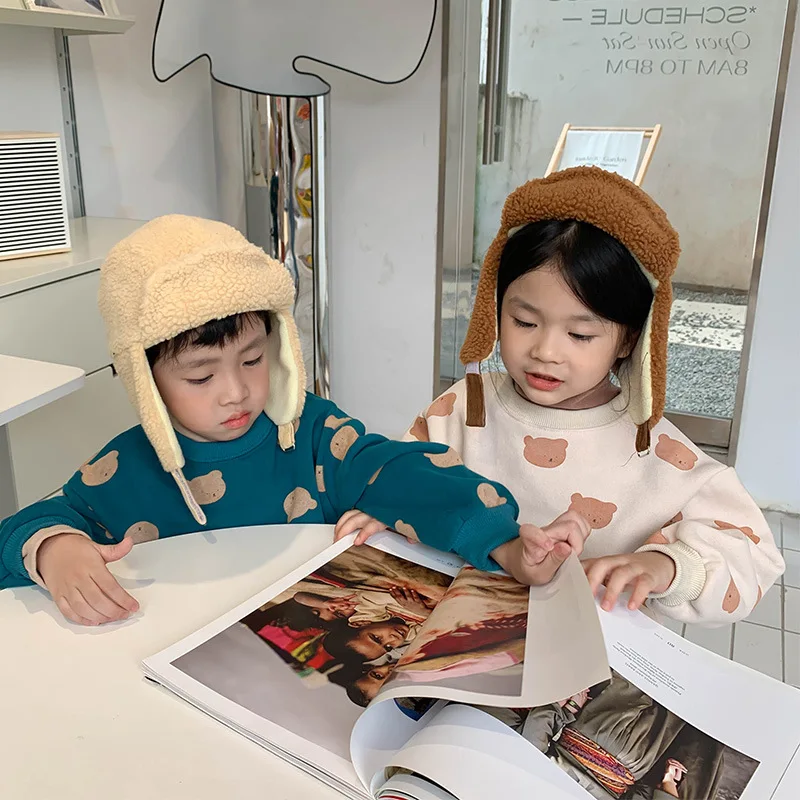 2021 Autumn Winter New Bear Fleece Children's Sweatshirt Baby Warm Thick Round Collar Korean Girls Clothing
2021 Autumn Winter New Bear Fleece Children's Sweatshirt Baby Warm Thick Round Collar Korean Girls Clothing