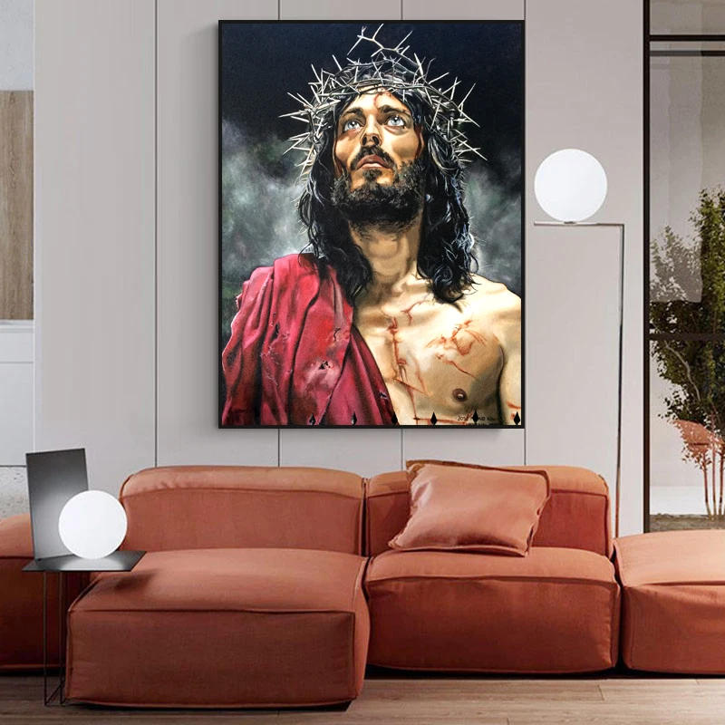 Classic Character Jesus Christ Canvas Poster and Prints Abstract God Figure Wall Art Picture for Living Room Decorative Painting
Classic Character Jesus Christ Canvas Poster and Prints Abstract God Figure Wall Art Picture for Living Room Decorative Painting