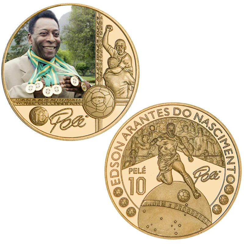 Commemorative Medal Metal Commemorative Coin Football Ball King Bailey Commemorative Coin Badge Gift Souvenir Coins 
Commemorative Medal Metal Commemorative Coin Football Ball King Bailey Commemorative Coin Badge Gift Souvenir Coins