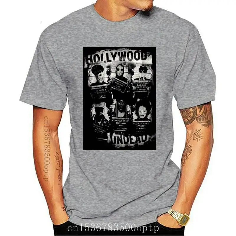 New funny t shirts Hollywood Undead Mugshots Image Men's Black Short Sleeve T Shirt
New funny t shirts Hollywood Undead Mugshots Image Men's Black Short Sleeve T Shirt