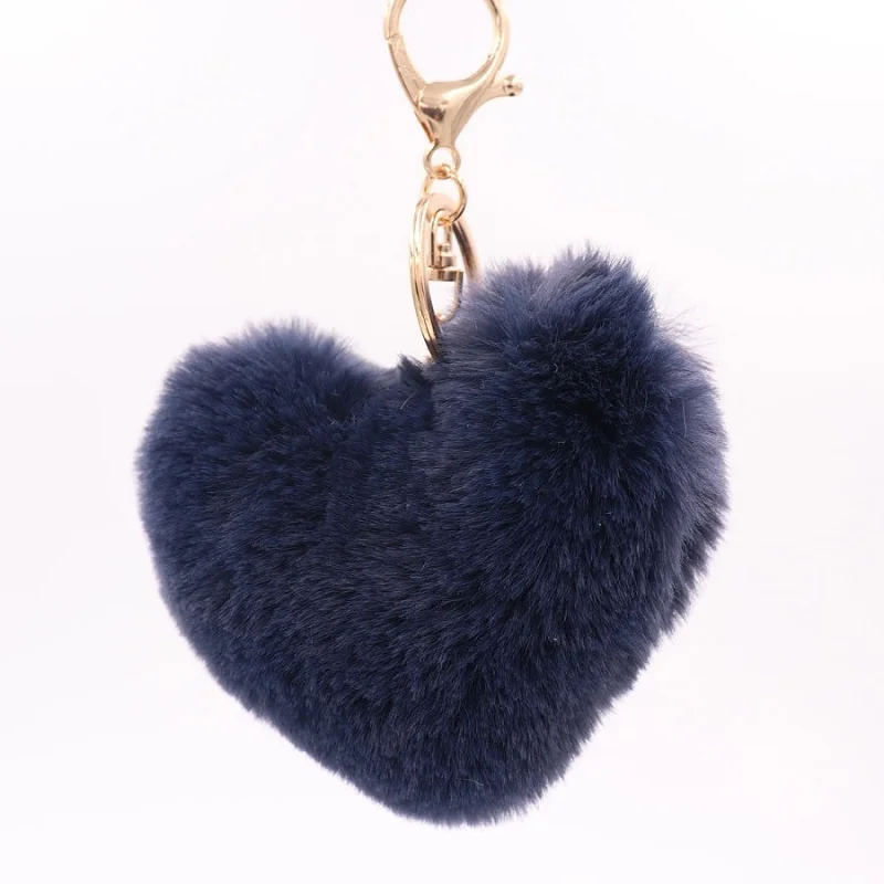 Love heart-shaped plush keychain, couple imitation rex rabbit fur ball bag pendant, car pendant key chain wholesale
Love heart-shaped plush keychain, couple imitation rex rabbit fur ball bag pendant, car pendant key chain wholesale