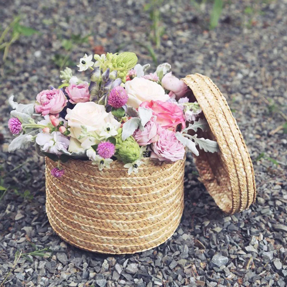 3 Pcs/Set Handmade Straw Woven With Lid Snack Organizer Box Laundry Baskets Handmade Straw Woven Storage Basket Flower Baske
3 Pcs/Set Handmade Straw Woven With Lid Snack Organizer Box Laundry Baskets Handmade Straw Woven Storage Basket Flower Baske