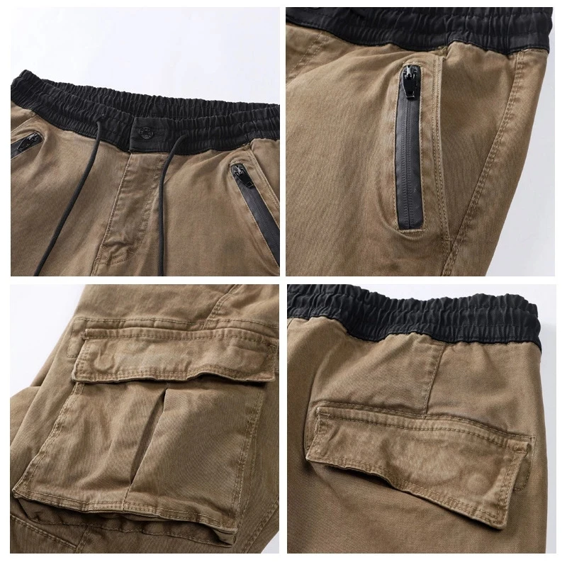 High Quality Men's Multi-Pocket Cargo Pants 2021 New Arrivals Men Harem Joggers Harajuku Sweatpants Military Harem Trousers
High Quality Men's Multi-Pocket Cargo Pants 2021 New Arrivals Men Harem Joggers Harajuku Sweatpants Military Harem Trousers