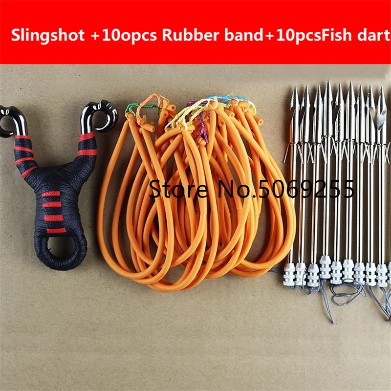 Outdoor Powerful Multi-function Fishing Shooting Fish Slingshot Catapult Hunting Sling Shot Arrow Kit Slingshot Fish Darts Set
Outdoor Powerful Multi-function Fishing Shooting Fish Slingshot Catapult Hunting Sling Shot Arrow Kit Slingshot Fish Darts Set