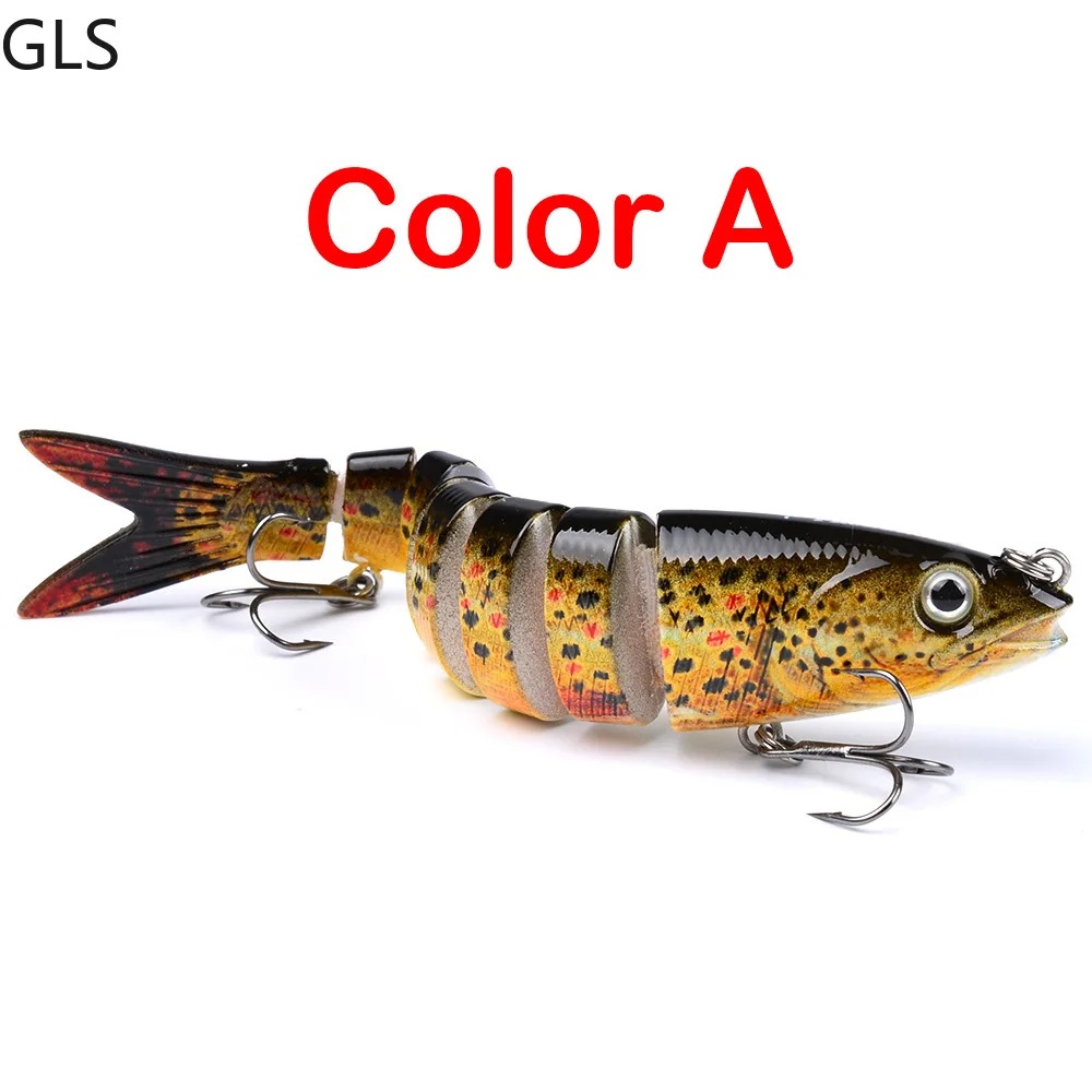 13.28cm 19g Multi Jointed Artificial Hard Bait Wobblers Pike Fishing Lures Trolling Pike Carp Fishing Tools
13.28cm 19g Multi Jointed Artificial Hard Bait Wobblers Pike Fishing Lures Trolling Pike Carp Fishing Tools