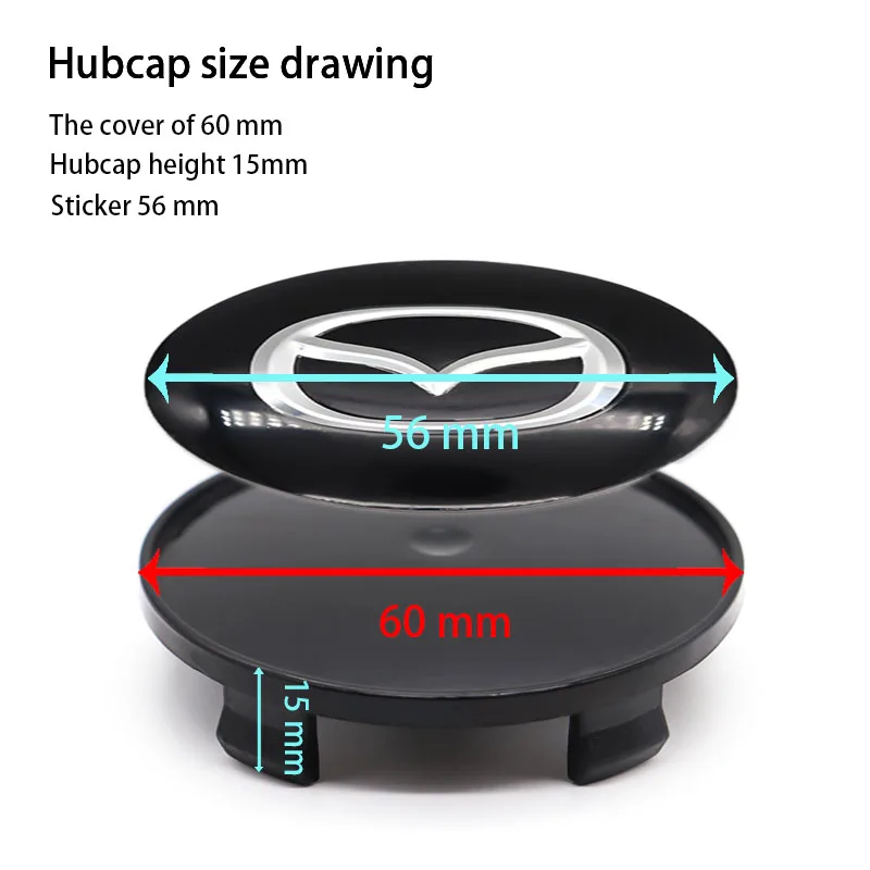 Car parts 4pcs 60mm wheel hub cover center wheel sticker car logo, suitable for Mazda- personalized modification parts
Car parts 4pcs 60mm wheel hub cover center wheel sticker car logo, suitable for Mazda- personalized modification parts