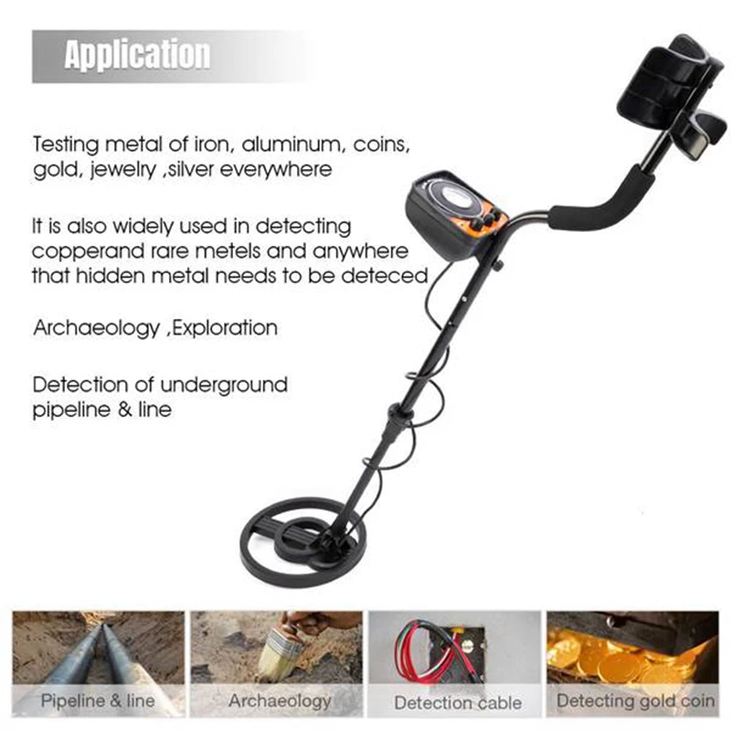Design Metal Detector MD-5021 Small and Portable High Sensitivity Gold Finder Treasure Hunter Non-Ferrous Metal Finder
Design Metal Detector MD-5021 Small and Portable High Sensitivity Gold Finder Treasure Hunter Non-Ferrous Metal Finder