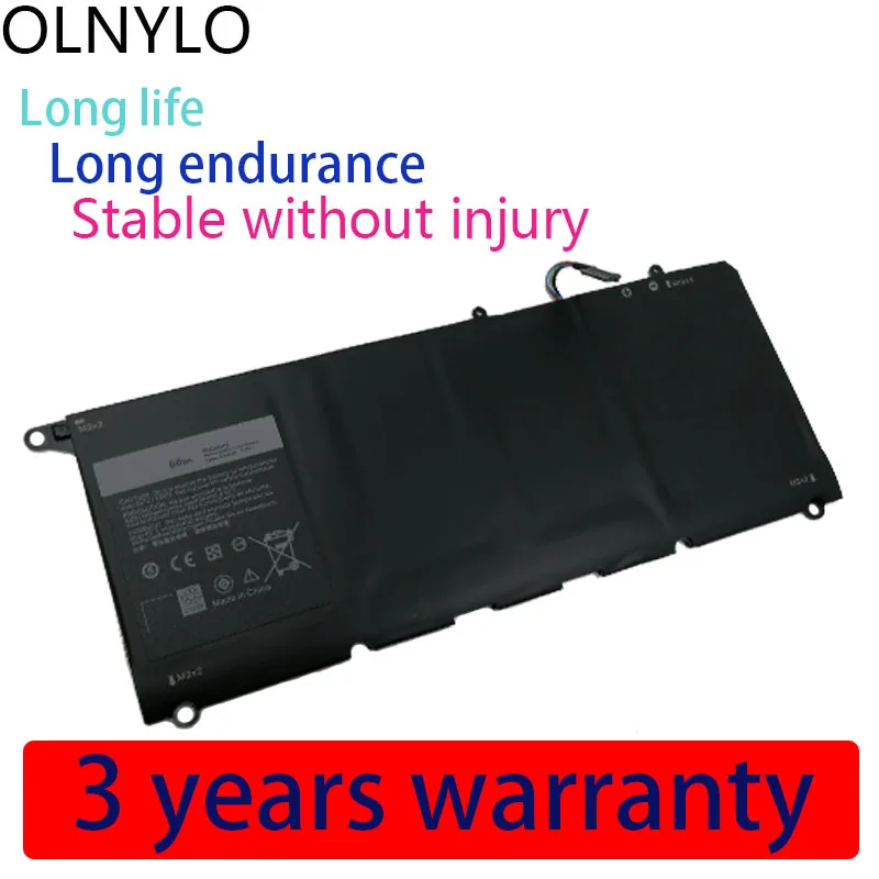7.6V 60Wh PW23Y Laptop Battery for DELL XPS 13 9360 RNP72 TP1GT 13 2017 XPS 13-9360-D1605G series
7.6V 60Wh PW23Y Laptop Battery for DELL XPS 13 9360 RNP72 TP1GT 13 2017 XPS 13-9360-D1605G series