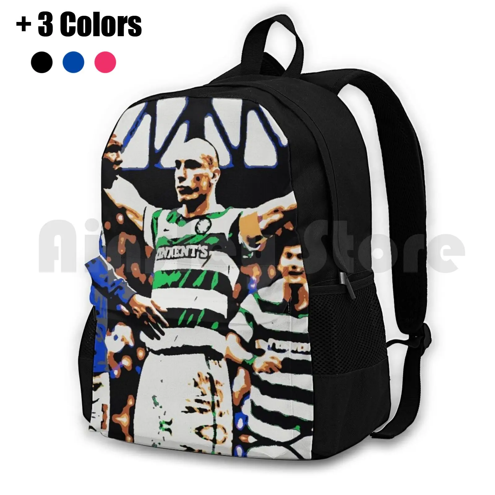 

Do The Broony Bhoys Outdoor Hiking Backpack Waterproof Camping Travel Football Soccer Pop Brown Scotland Scottish Ireland Irish