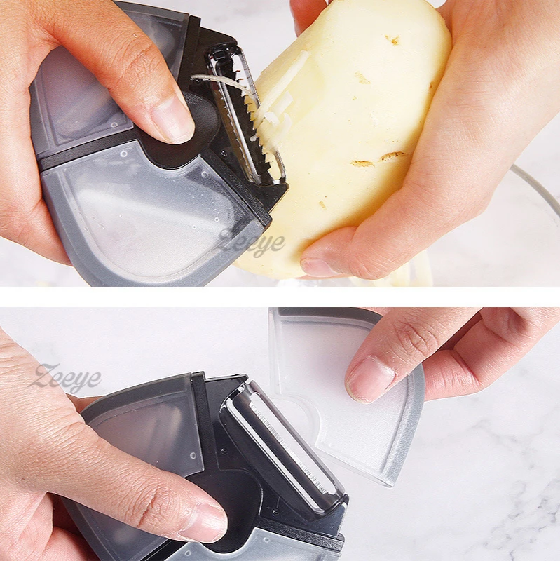 New Multi-functionality Of Stainless Steel Creative Melon Three In A Peeler Plain Wire Accessories Kitchen Gadgets Tools
New Multi-functionality Of Stainless Steel Creative Melon Three In A Peeler Plain Wire Accessories Kitchen Gadgets Tools