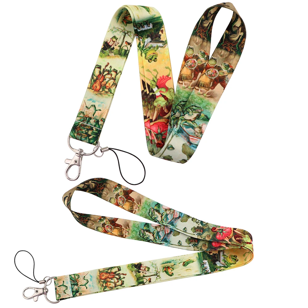 LX867 Cute Frog and Rose Girl Lanyard Phone Cord For Key Mobile Phone USB ID Card Badge Holder Cartoon Keychain Neck Straps Gift
LX867 Cute Frog and Rose Girl Lanyard Phone Cord For Key Mobile Phone USB ID Card Badge Holder Cartoon Keychain Neck Straps Gift