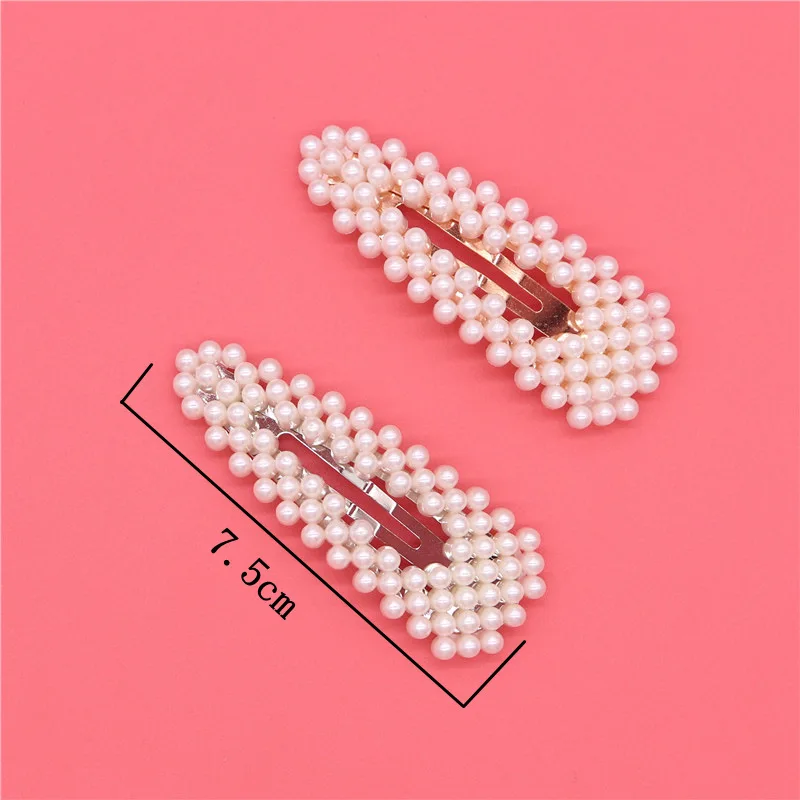 Mental Hairpins 5PCS/Set Elegant Korean Barrettes Pearl 7.5 CM Big BB Hair Clips Hair Accessories Women Girls 2020 New
Mental Hairpins 5PCS/Set Elegant Korean Barrettes Pearl 7.5 CM Big BB Hair Clips Hair Accessories Women Girls 2020 New