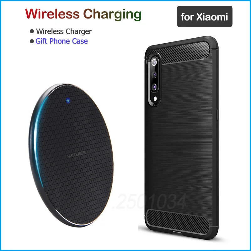 Qi быстрая Беспроводная зарядка для Xiaomi Mi 9 10 Pro Mix 2s 3 зарядное устройство Вт