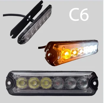 1x Высокое качество 12v 24v 6 светодиодный s поверхностного монтажа светодиодный тонкий полиции стробирующий световой сигнал предупредительны...
1x Высокое качество 12v 24v 6 светодиодный s поверхностного монтажа светодиодный тонкий полиции стробирующий световой сигнал предупредительны...