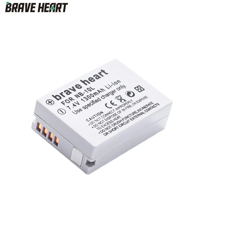 NB-10L NB 10L NB10L Батарея и USB Dual Зарядное устройство для Canon SX40 HS SX40HS SX50 PowerShot SX60 |