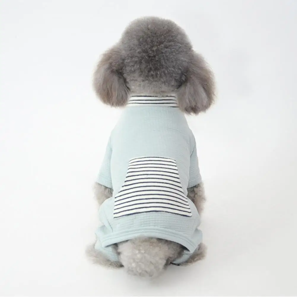 Cute Dog Cats Pajamas Striped Pocket Compact Adorable Kitten Puppy Cats Jumpsuit Clothes Pet Bodysuit Pet Bodysuit
Cute Dog Cats Pajamas Striped Pocket Compact Adorable Kitten Puppy Cats Jumpsuit Clothes Pet Bodysuit Pet Bodysuit