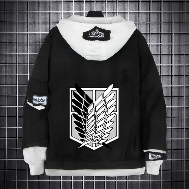 2021 Hoodie Attack on Titan Denim Jacket Scout Regiment Mikasa Ackerman Rival Cosplay Jeans Coats Eren Jager Hooded Jackets
2021 Hoodie Attack on Titan Denim Jacket Scout Regiment Mikasa Ackerman Rival Cosplay Jeans Coats Eren Jager Hooded Jackets