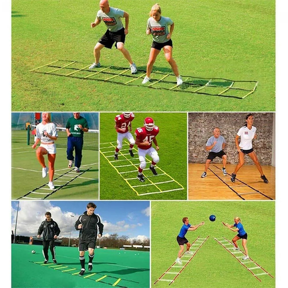 Football Jumping Agility Speed PP Ladder Stairs Nylon Rope Agile Staircase for Fitness Soccer Speed Ladder Exercise Equipment
Football Jumping Agility Speed PP Ladder Stairs Nylon Rope Agile Staircase for Fitness Soccer Speed Ladder Exercise Equipment