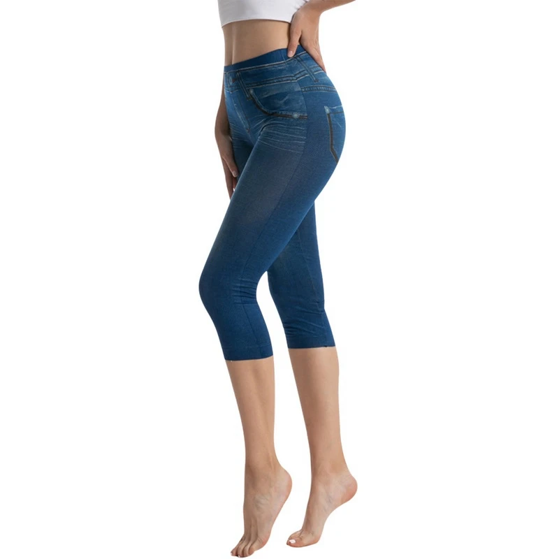 MoneRffi Women Denim Print Leggings Fashion Slim Leggings Faux Jeans Leggings Stretch Printed Short Leggins Pants Summer Breech
MoneRffi Women Denim Print Leggings Fashion Slim Leggings Faux Jeans Leggings Stretch Printed Short Leggins Pants Summer Breech