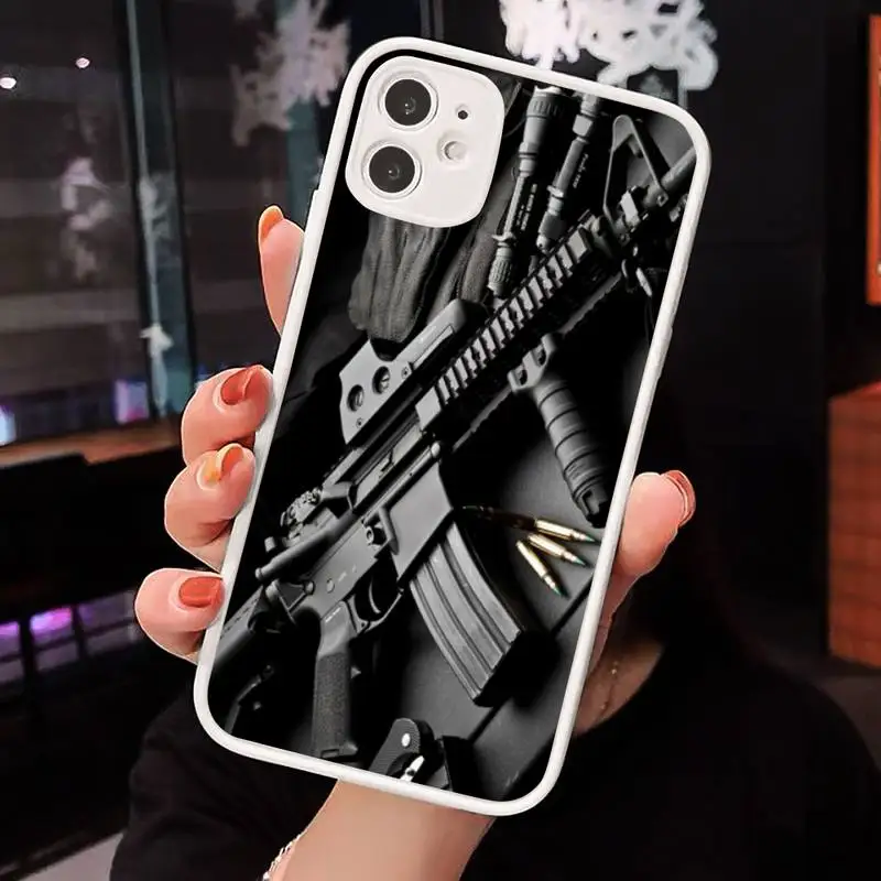 Rifles AR 15 Guns Phone Case Matte Transparent for iPhone 7 8 11 12 s mini pro X XS XR MAX Plus cover funda shell
Rifles AR 15 Guns Phone Case Matte Transparent for iPhone 7 8 11 12 s mini pro X XS XR MAX Plus cover funda shell