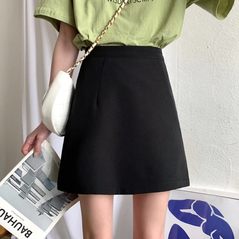 Black suit short skirt female 2021 spring new thin high waist split hip A-line skirt a line mini skirt medieval skirt
Black suit short skirt female 2021 spring new thin high waist split hip A-line skirt a line mini skirt medieval skirt