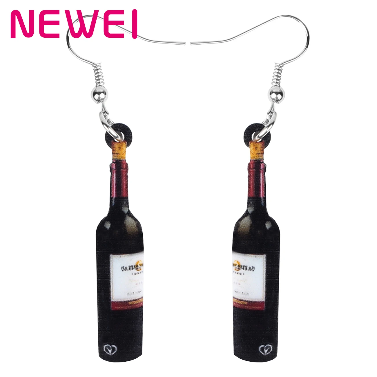 Newei Acrylic Red Wine Bottle Earrings Long Lightweigh Print Dangle Drop Jewelry For Women Girls Kids Classic Gift Accessories
Newei Acrylic Red Wine Bottle Earrings Long Lightweigh Print Dangle Drop Jewelry For Women Girls Kids Classic Gift Accessories