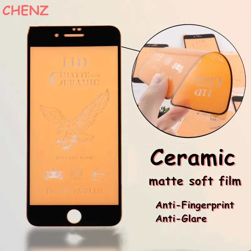 11D Matte Ceramic Protective Soft Film For iPhone 11 12 Pro Max Mini X XS Max XR SE Screen Protector For iPhone 7 8 6 6S Plus
11D Matte Ceramic Protective Soft Film For iPhone 11 12 Pro Max Mini X XS Max XR SE Screen Protector For iPhone 7 8 6 6S Plus
