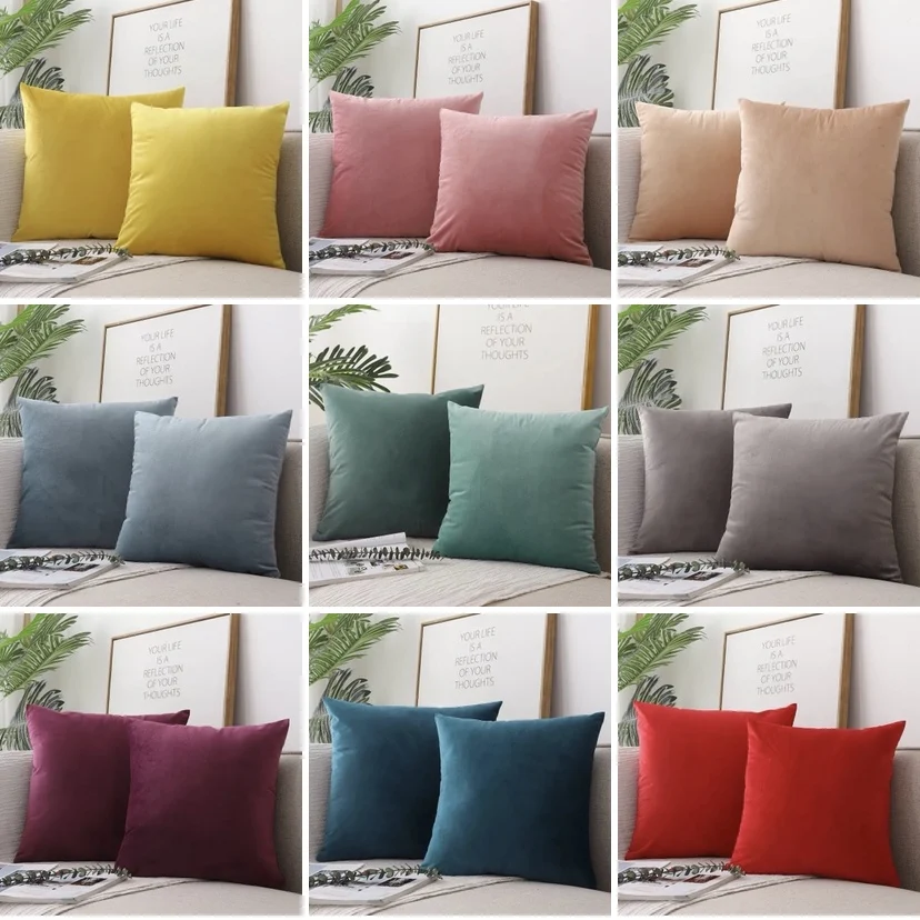 2pcs Cushion Cover Velvet Decoration Pillows For Sofa Living Room Car House De Cousin Decorative Pillows Nordic Home Decor
2pcs Cushion Cover Velvet Decoration Pillows For Sofa Living Room Car House De Cousin Decorative Pillows Nordic Home Decor