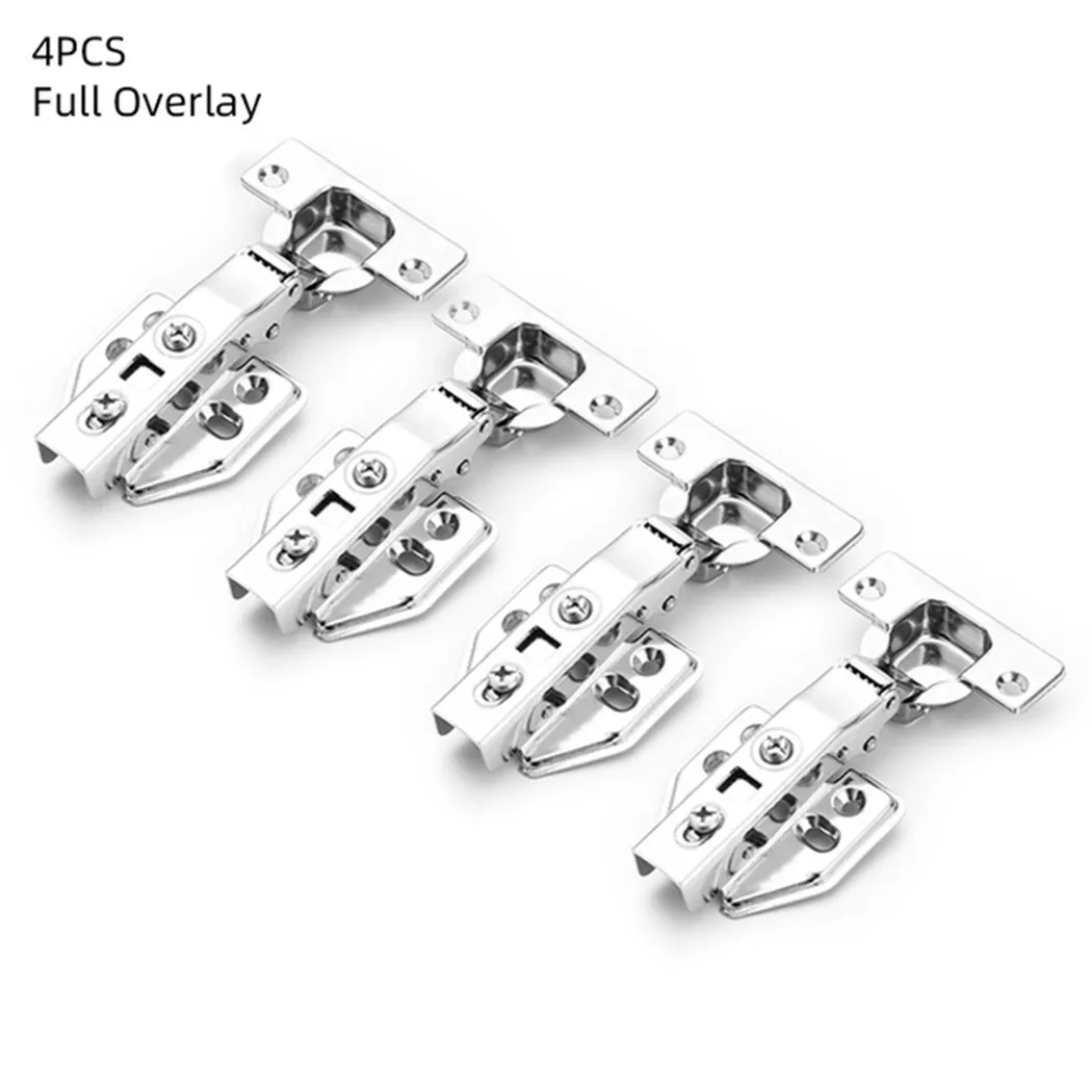 4Pc Stainless Steel Cabinet Hinges Wear Resistant Buffer Soft Close For Kitchen Cupboard With Matching Screws Furniture Hardware
4Pc Stainless Steel Cabinet Hinges Wear Resistant Buffer Soft Close For Kitchen Cupboard With Matching Screws Furniture Hardware