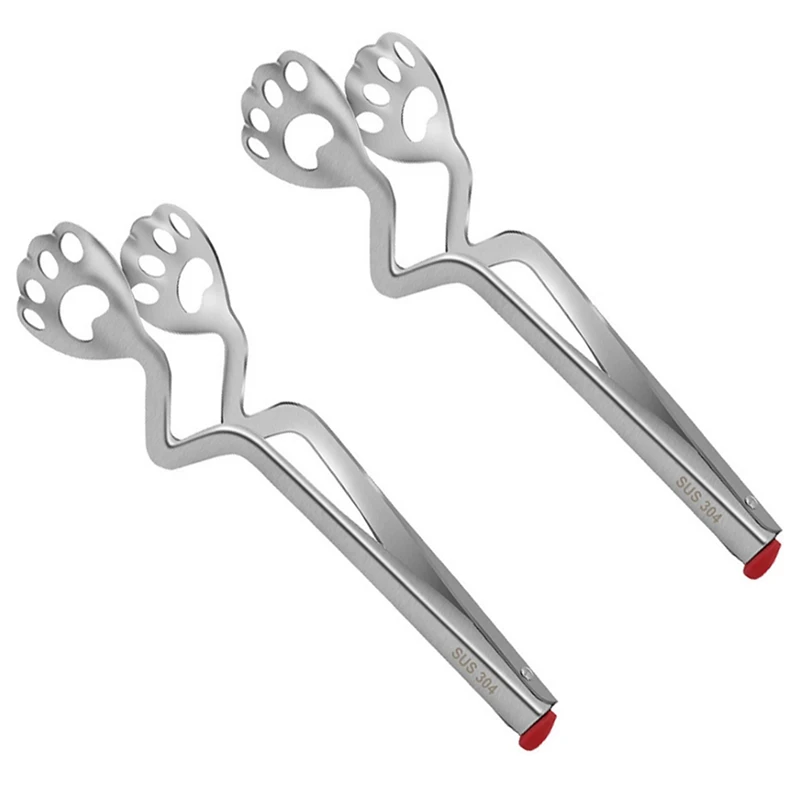 2PCS Kitchen Gadgets Cat Claw Clip Stainless Steel Food Clip Bread Steak Food Clip Thickened BBQ Frying Clip
2PCS Kitchen Gadgets Cat Claw Clip Stainless Steel Food Clip Bread Steak Food Clip Thickened BBQ Frying Clip