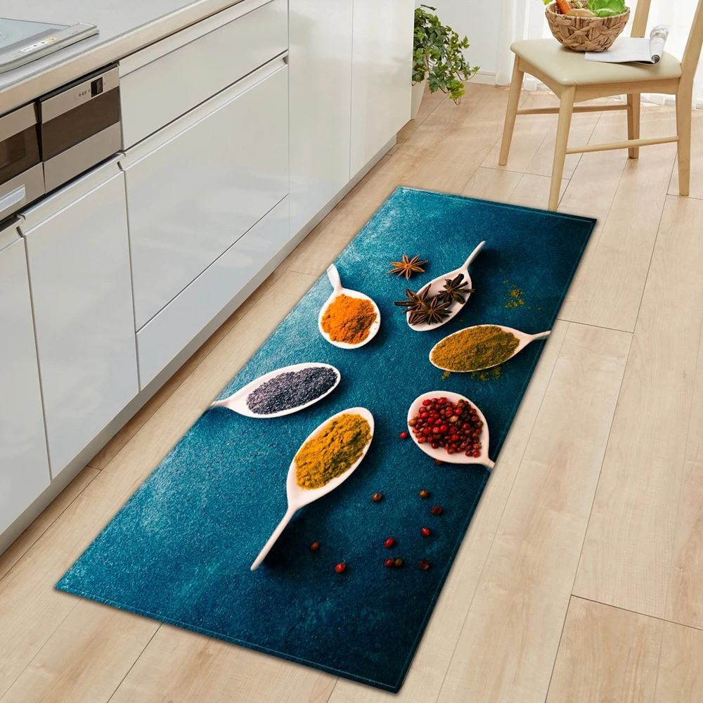 Seasoning Pattern Kitchen Floor Mat Home Entrance Doormat Bedroom Living Room Decoration Long Carpet Hallway Bath Anti-Slip Rugs
Seasoning Pattern Kitchen Floor Mat Home Entrance Doormat Bedroom Living Room Decoration Long Carpet Hallway Bath Anti-Slip Rugs