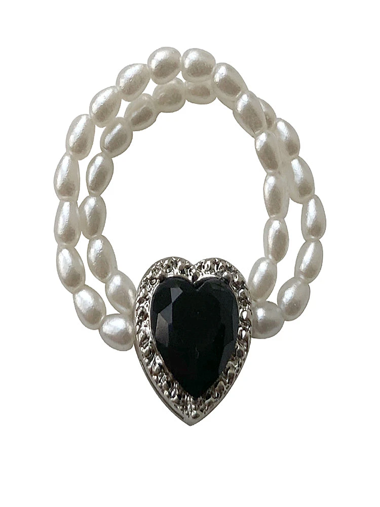 kshmir New fashion pearl ring female metal crystal double ring heart shaped forefinger ring 2021
kshmir New fashion pearl ring female metal crystal double ring heart shaped forefinger ring 2021