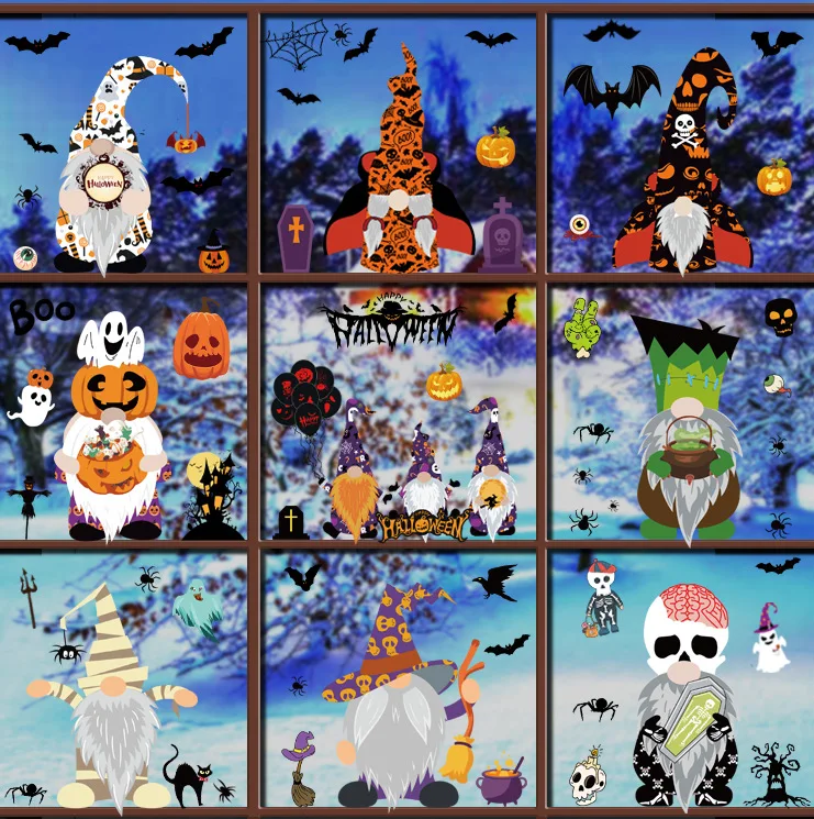 2021 New Halloween Party Electrostatic Window Stickers Creative Different Styles of Decorations Pumpkin Bat Dwarf
2021 New Halloween Party Electrostatic Window Stickers Creative Different Styles of Decorations Pumpkin Bat Dwarf