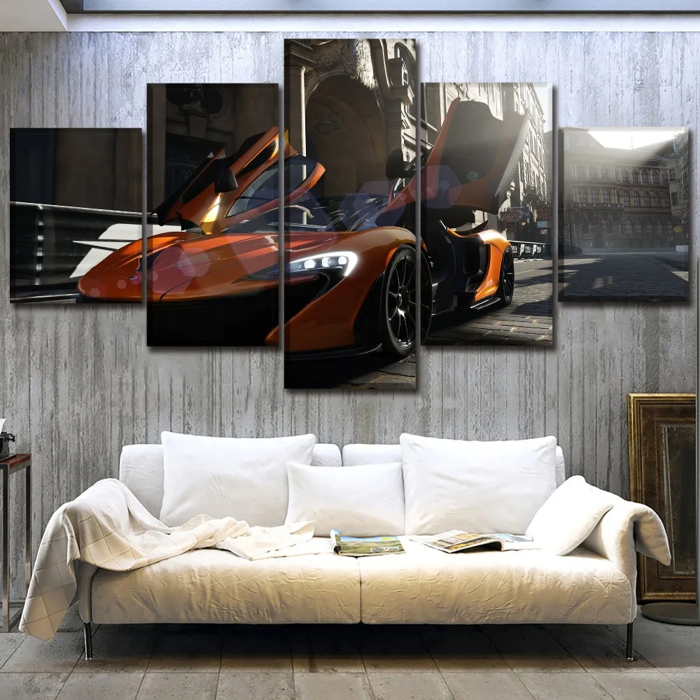 Home Decor Canvas Painting 5 Pcs Game Motorsport Luxury Orange Sports Car Art Prints Modular Poster Living Room Framework
Home Decor Canvas Painting 5 Pcs Game Motorsport Luxury Orange Sports Car Art Prints Modular Poster Living Room Framework