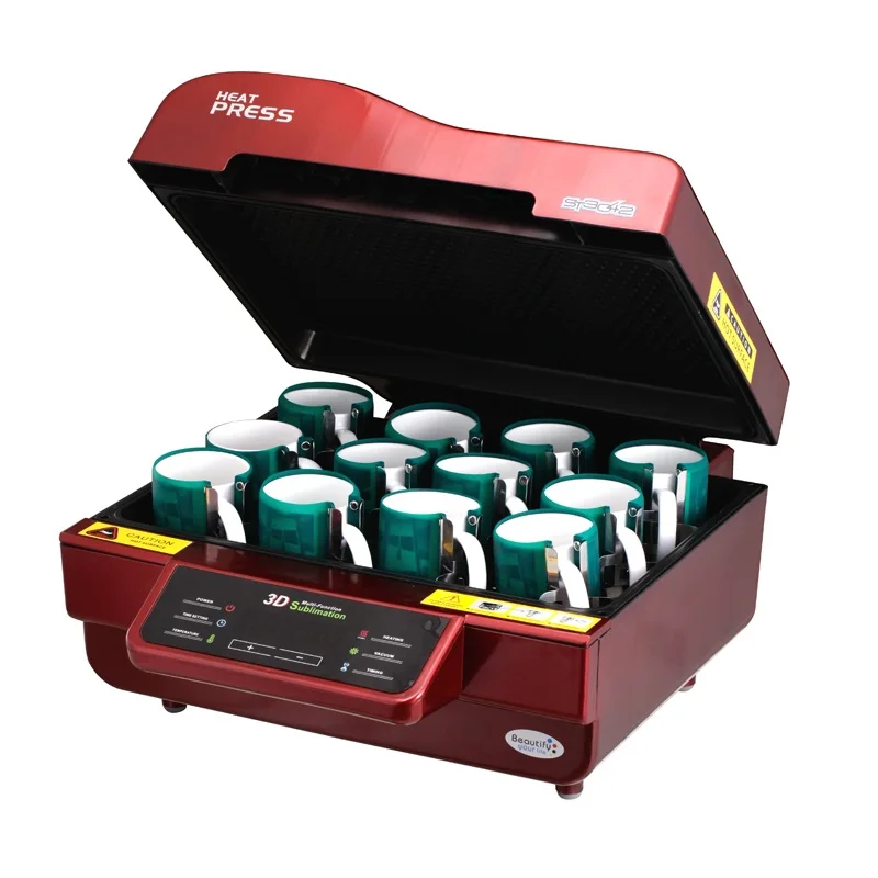 Red Multi-functional 3D Vacuum Sublimation Heat Press Machine Phone Cases Mugs Printing machine ST-3042
Red Multi-functional 3D Vacuum Sublimation Heat Press Machine Phone Cases Mugs Printing machine ST-3042
