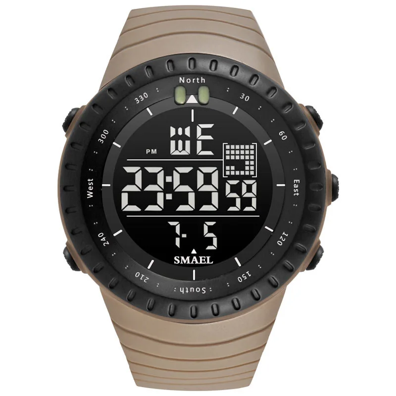 SMAEL fashion student watch sports and leisure fashion outdoor waterproof multi-function luminous men's digital watch
SMAEL fashion student watch sports and leisure fashion outdoor waterproof multi-function luminous men's digital watch