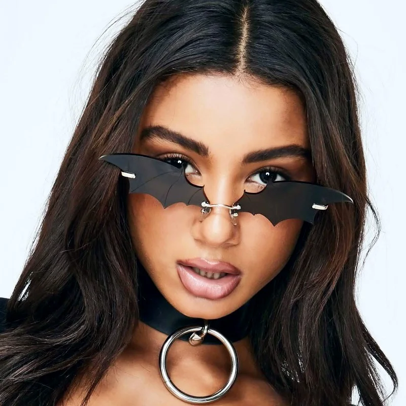 Glamour Designer Sunglasses For Women Fashion Bat Design Rimless Sun Glasses Luxury Woman Glasses UV400
Glamour Designer Sunglasses For Women Fashion Bat Design Rimless Sun Glasses Luxury Woman Glasses UV400