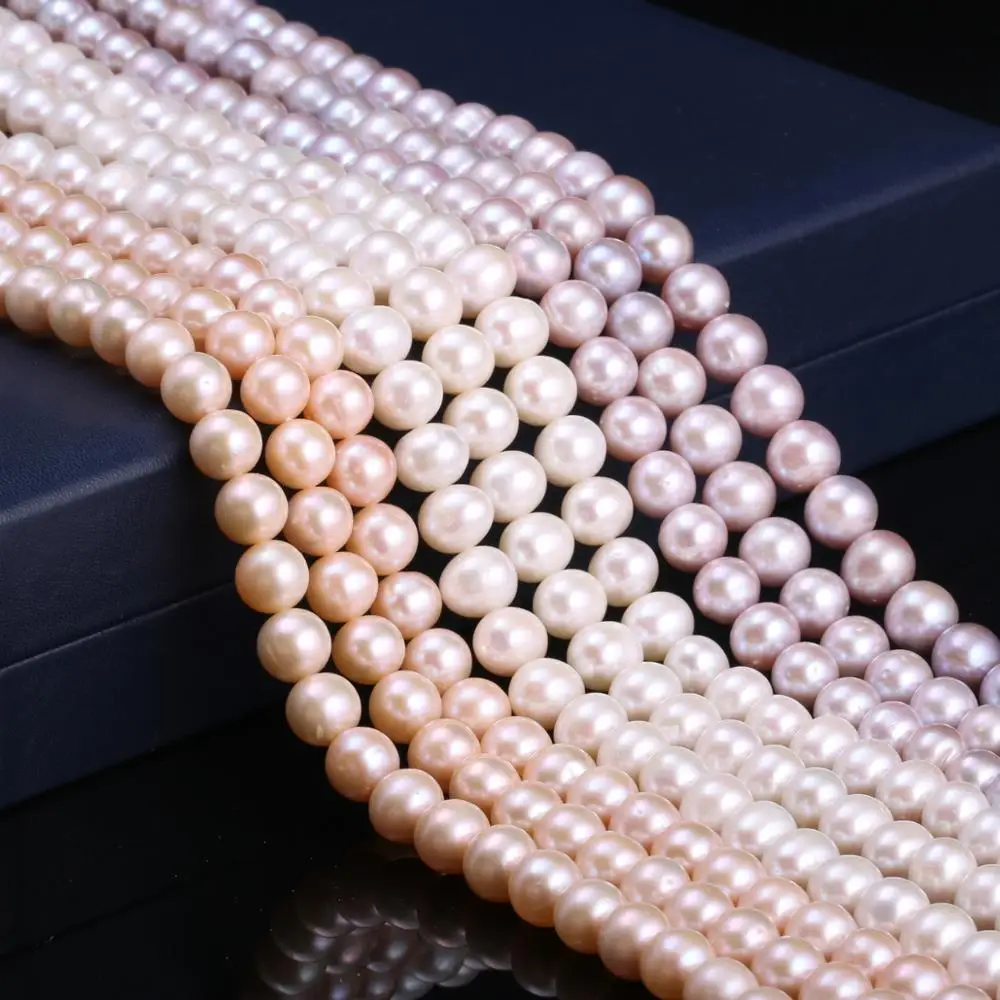 New natural freshwater pearl white and pink irregular pearl beads used for jewelry making DIY bracelet necklace Size 9-10mm
New natural freshwater pearl white and pink irregular pearl beads used for jewelry making DIY bracelet necklace Size 9-10mm