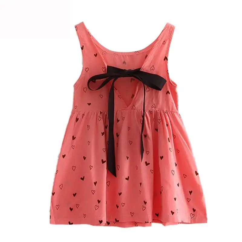 2021 Hot Sale Children Casual Dress Sleeveless Backless Love Heart Printing Bow Princess Dress Children' Day Gift
2021 Hot Sale Children Casual Dress Sleeveless Backless Love Heart Printing Bow Princess Dress Children' Day Gift