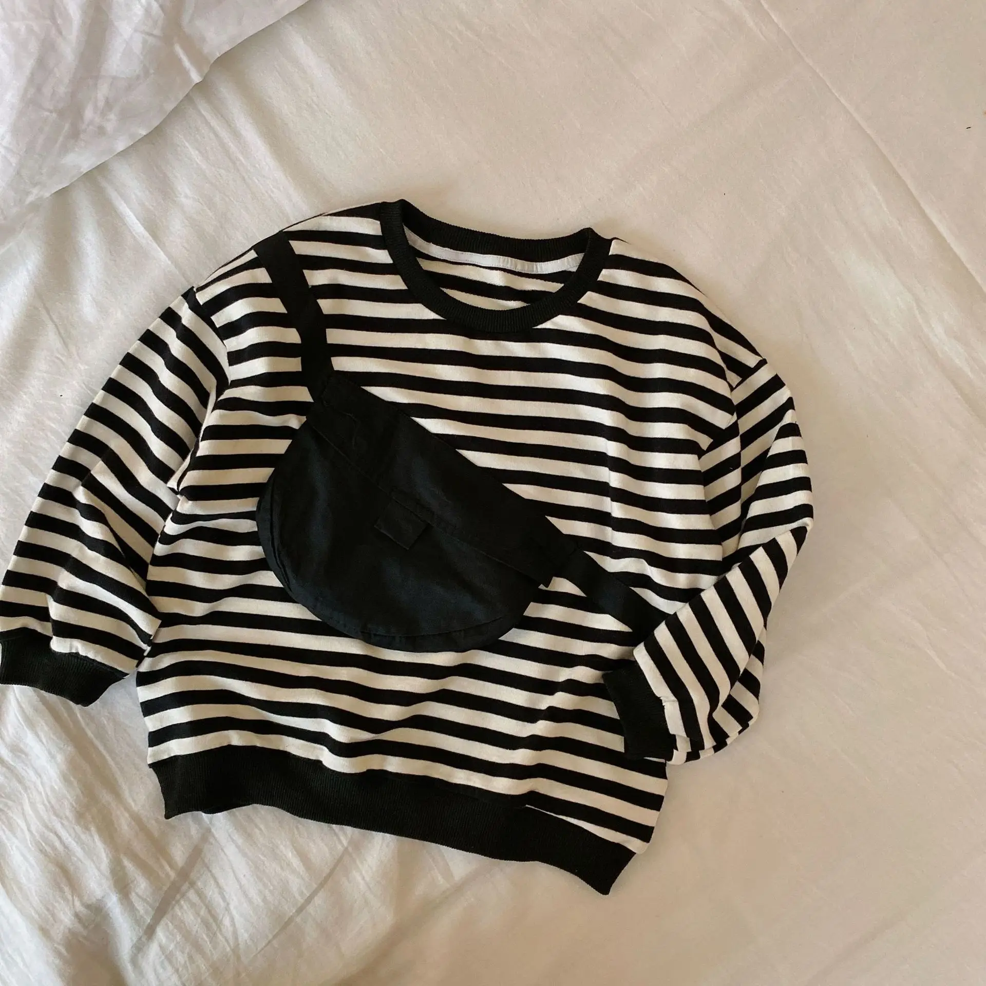 Kids Sweatshirts Bag Design Toddler Baby Boys Hoodie Cool Striped Loose Clothing Little Girl Fall Clothes Children's Pullovers T
Kids Sweatshirts Bag Design Toddler Baby Boys Hoodie Cool Striped Loose Clothing Little Girl Fall Clothes Children's Pullovers T