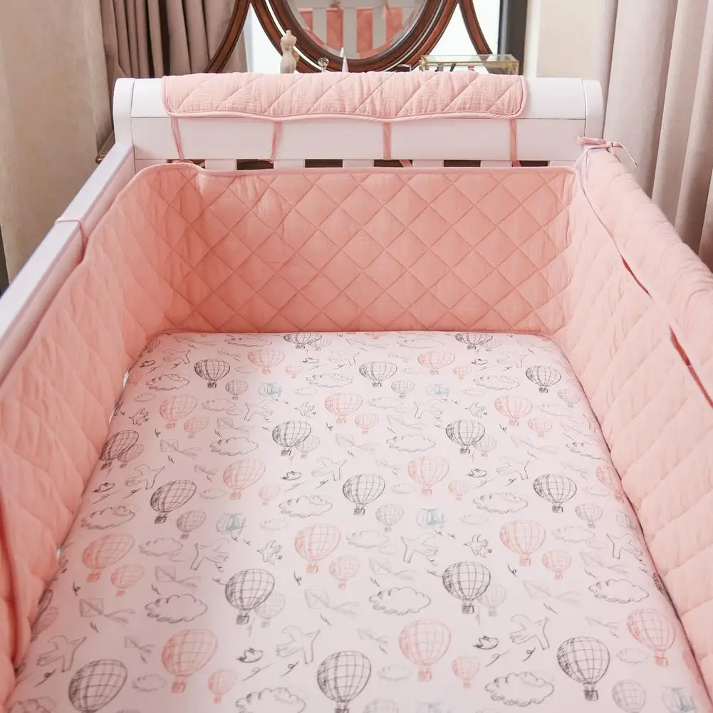 Baby Bed Bumpers For Newborns Crib Liner Double-Crape Anti-Collision Cloth Protector Cotton Infant Cot Around Cushion 1Pcs
Baby Bed Bumpers For Newborns Crib Liner Double-Crape Anti-Collision Cloth Protector Cotton Infant Cot Around Cushion 1Pcs